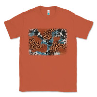Copper leopard cowhide background Classic Tee - BarkalooDesign