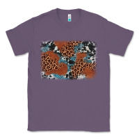 Lavender leopard cowhide background Classic Tee - BarkalooDesign