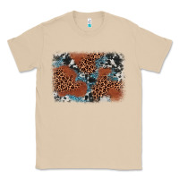 Mushroom leopard cowhide background Classic Tee - BarkalooDesign