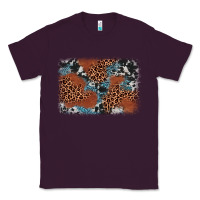 Plum leopard cowhide background Classic Tee - BarkalooDesign