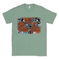 Sage leopard cowhide background Classic Tee - BarkalooDesign