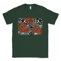 Sports Green leopard cowhide background Classic Tee - BarkalooDesign
