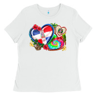 White western leopard  dominican republic  hearts Ladies Tee - AdoDesignShop
