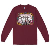 Burgundy boss lady Long Sleeve Tee - SublimationCraftShop