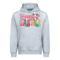 Heather Grey Happy Easter Nurse Urban Hoodie - LillyAllenDesigns