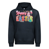 Navy Happy Easter Nurse Urban Hoodie - LillyAllenDesigns