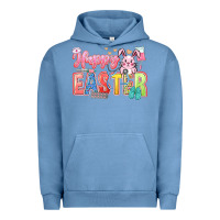 Pigment Pebble Blue Happy Easter Nurse Urban Hoodie - LillyAllenDesigns