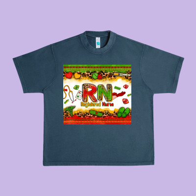 Registered Nurse Juneteenth Urban Heavy Tee Designed By Zillion Design Studio