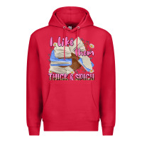 Cardinal i like them thick and spicy Premium Hoodie - MaliasSmallBusiness