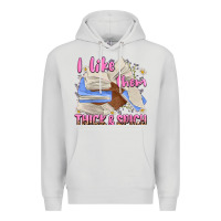 Dove Grey i like them thick and spicy Premium Hoodie - MaliasSmallBusiness