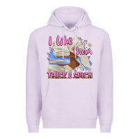 Lilac i like them thick and spicy Premium Hoodie - MaliasSmallBusiness