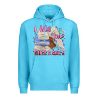 Ocean Blue i like them thick and spicy Premium Hoodie - MaliasSmallBusiness