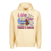 Pina Colada i like them thick and spicy Premium Hoodie - MaliasSmallBusiness