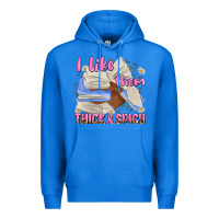 True Royal i like them thick and spicy Premium Hoodie - MaliasSmallBusiness