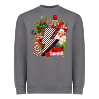 Christmas Season Lightning Bolt Heavyweight Sweatshirt | Teevron