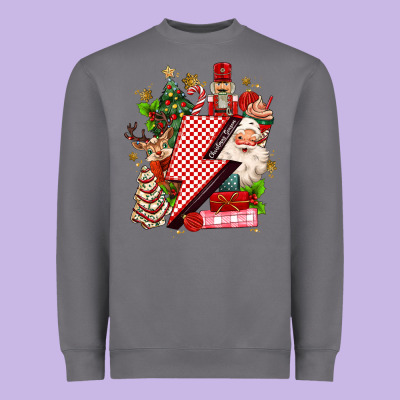 Heavyweight Sweatshirt christmas season lightning bolt