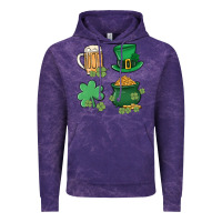 Cloud Purple pot of gold Vintage Hoodie - MaliasSmallBusiness
