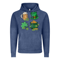 Vintage Denim pot of gold Vintage Hoodie - MaliasSmallBusiness