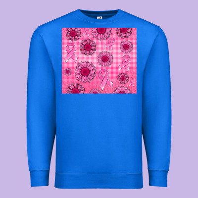Breast Cancer Premium Sweatshirt Designed By Jasminsmagicworld