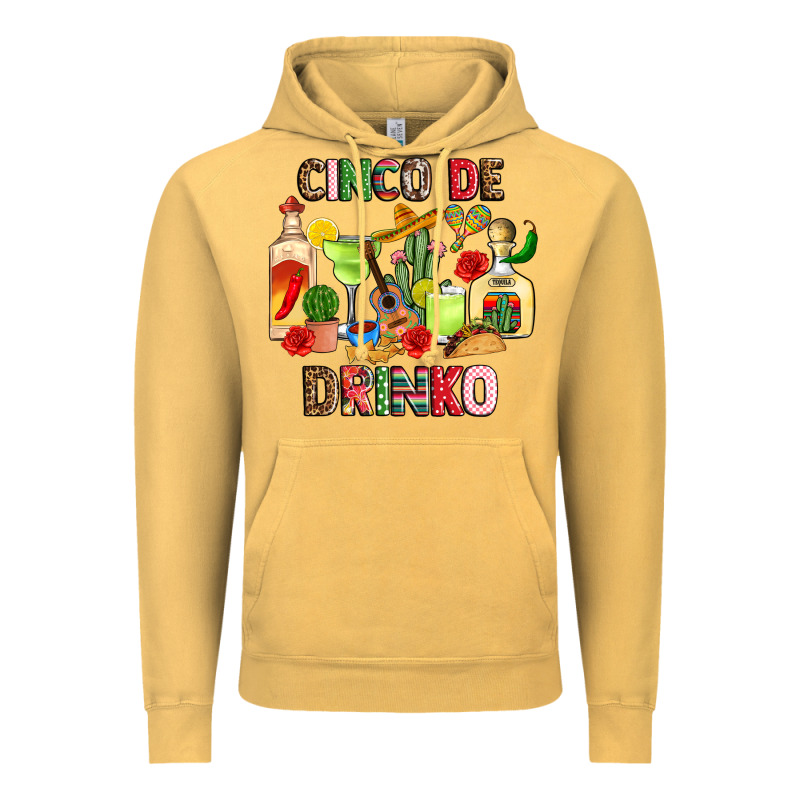 Cinco De Drinko Vintage Hoodie by JahusDesignShop | Teevron