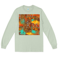 Matcha western skeleton seamless pattern Long Sleeve Tee - HRA Design Shop