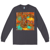 Smoke western skeleton seamless pattern Long Sleeve Tee - HRA Design Shop