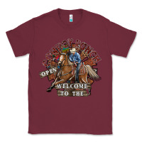 Burgundy cowboy ranch Classic Tee - SublimationCraftShop