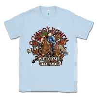Dusty Blue cowboy ranch Classic Tee - SublimationCraftShop