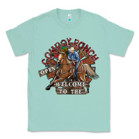 Seafoam cowboy ranch Classic Tee - SublimationCraftShop