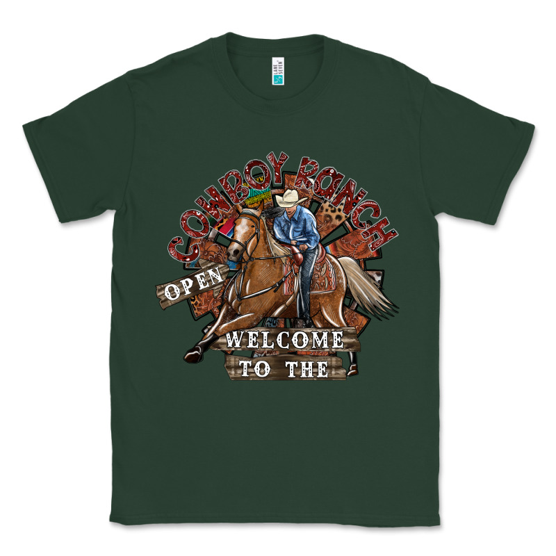 Cowboy Ranch Classic Tee by SublimationCraftShop | Teevron