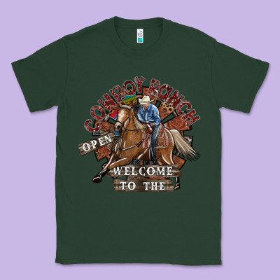 Cowboy Ranch Classic Tee Designed By Sublimationcraftshop
