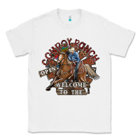 White cowboy ranch Classic Tee - SublimationCraftShop