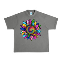 Tornado tie dye sunflower Urban Heavy Tee - texasbilliewilder