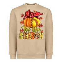 Mushroom tis the season fall softball Heavyweight Sweatshirt - MaliasSmallBusiness
