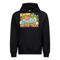 Black Happy Easter truck Urban Hoodie - LillyAllenDesigns