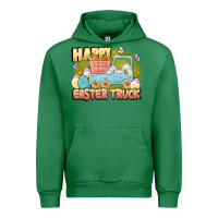 Emerald Happy Easter truck Urban Hoodie - LillyAllenDesigns
