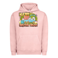 Pigment Salmon Happy Easter truck Urban Hoodie - LillyAllenDesigns