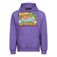 Tulip Happy Easter truck Urban Hoodie - LillyAllenDesigns