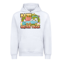 White Happy Easter truck Urban Hoodie - LillyAllenDesigns