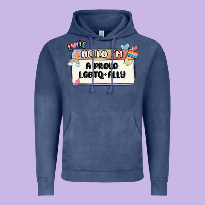 Vintage Hoodie proud ally