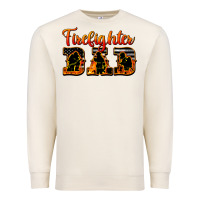 Sandshell American Flag Firefighter Dad Premium Sweatshirt - LillyAllenDesigns