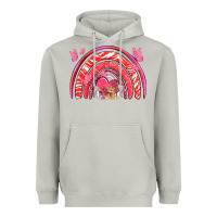 Moon Dust valentines day rainbow with heart Heavyweight Hoodie - NancyCooperArtShop