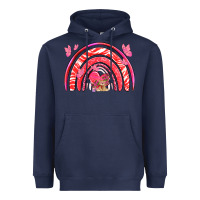 Valentines Day Rainbow With Heart Heavyweight Hoodie | Teevron