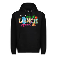 Black school lunch squad Premium Hoodie - NancyCooperArtShop