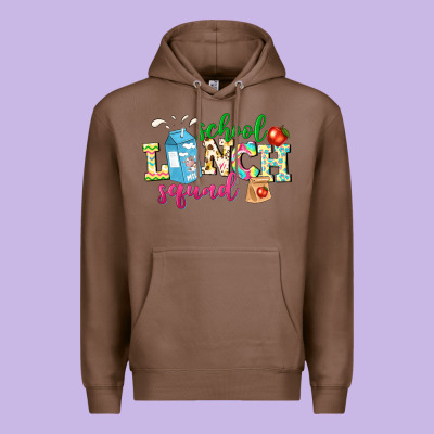 School Lunch Squad Premium Hoodie Designed By Nancycooperartshop