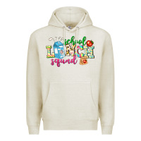 Oatmeal Heather school lunch squad Premium Hoodie - NancyCooperArtShop