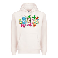 Pale Pink school lunch squad Premium Hoodie - NancyCooperArtShop