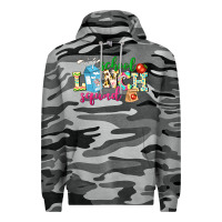 Slate Camo school lunch squad Premium Hoodie - NancyCooperArtShop
