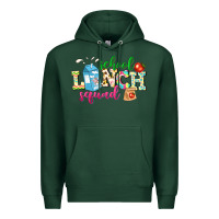 Sports Green school lunch squad Premium Hoodie - NancyCooperArtShop