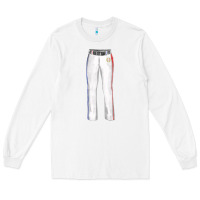 White softball uniform pant fa element Long Sleeve Tee - FaDigitalArtStudio